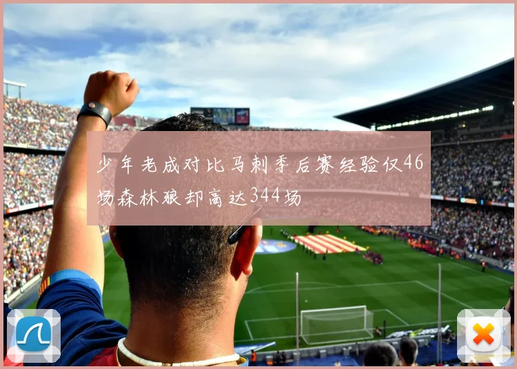 少年老成对比马刺季后赛经验仅46场森林狼却高达344场